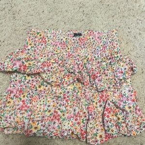 Floral ruffled Veromoda skirt